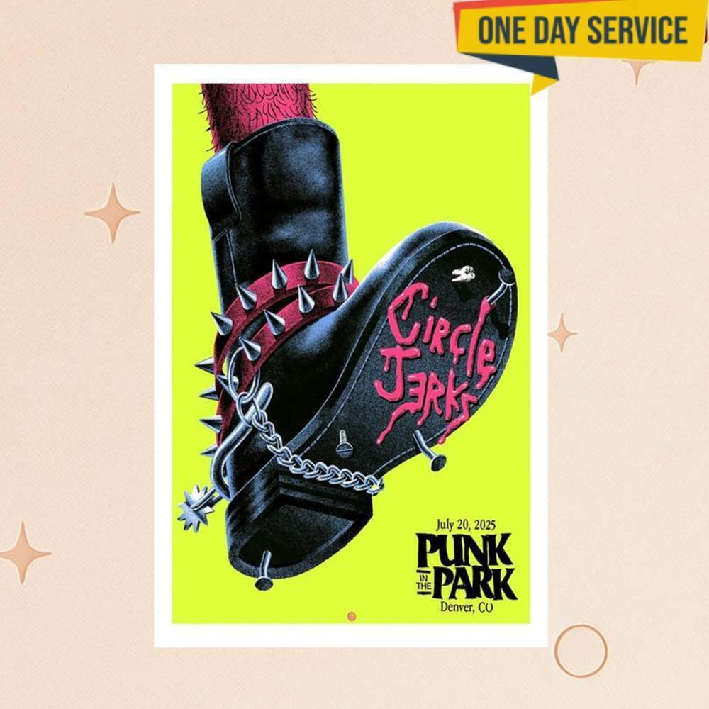 Circle Jerks Punk In The Park July 20 2025 Poster